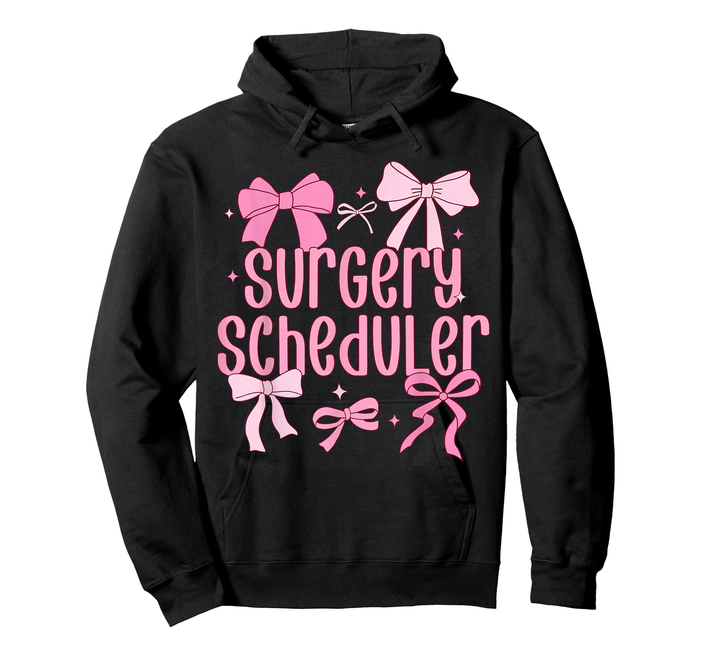 Coquette Bow Surgery Scheduler Coordinator Referral Planner T-Shirt