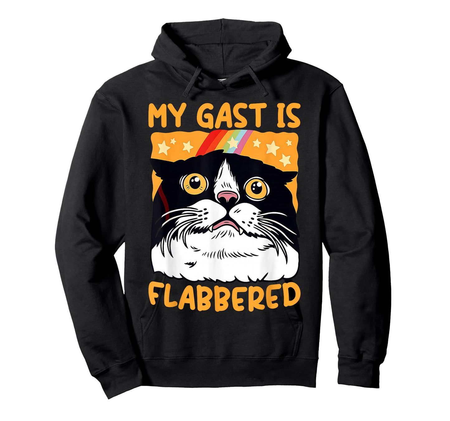 Surprised Cat My Gast is Flabbered Funny Cat Viral Meme T-Shirt