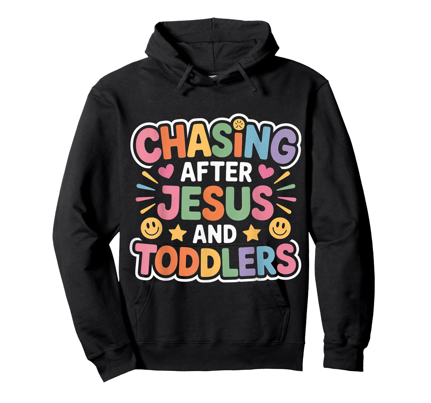 Chasing After Jesus and Toddlers Christian Chaos - T-Shirt