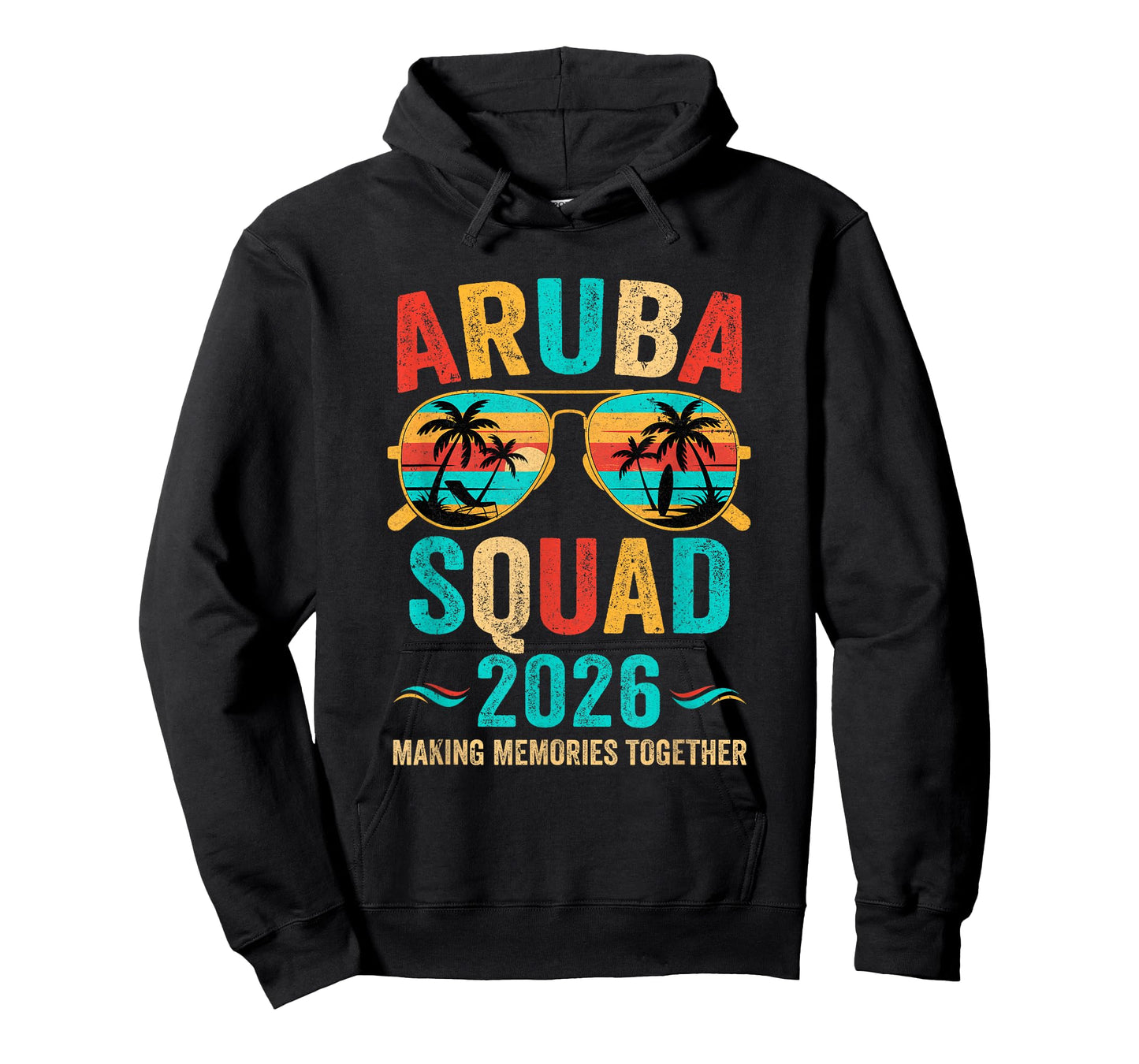 Aruba Vacation Squad 2026 Family Matching Vintage T-Shirt