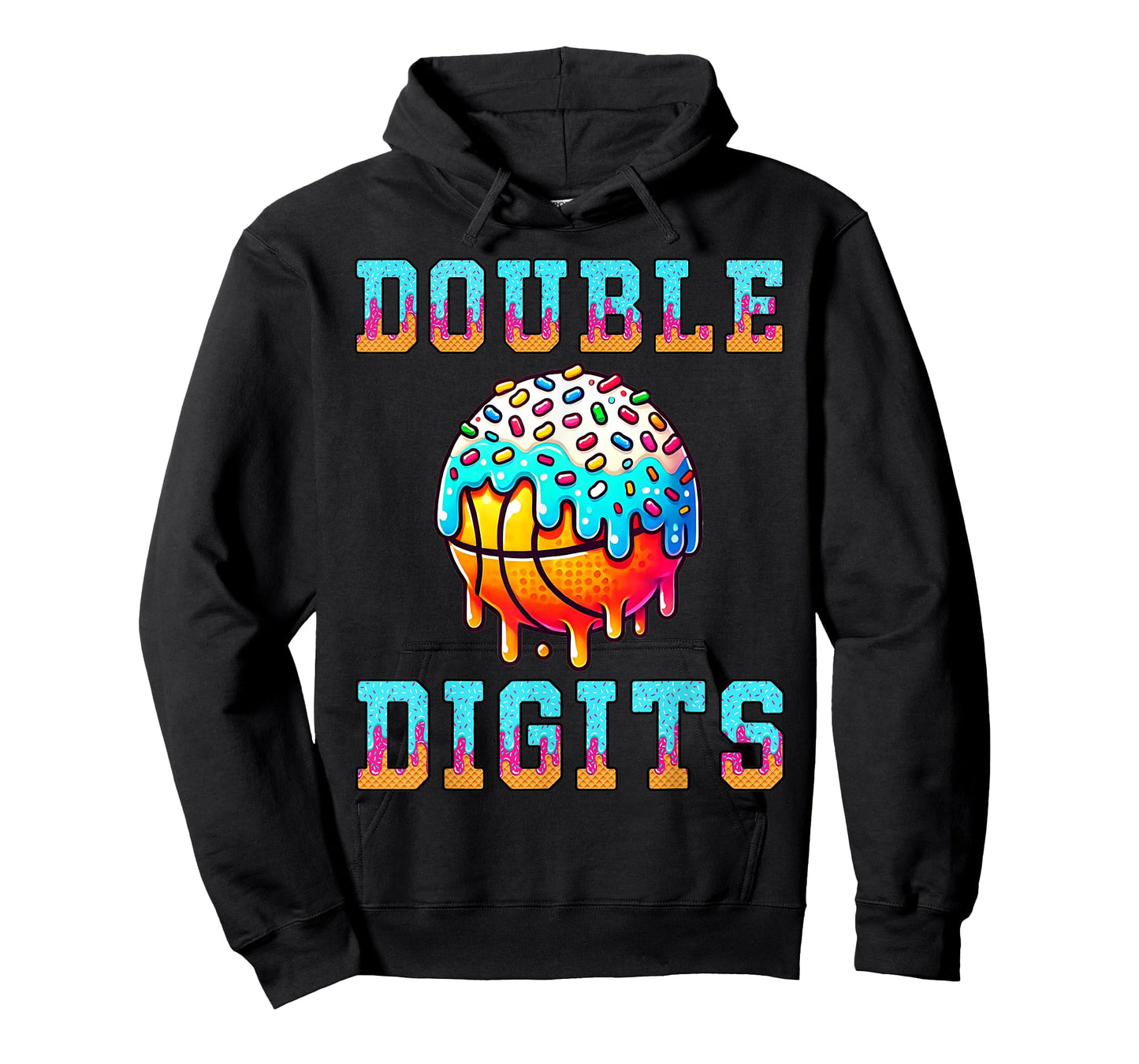 Double Digits Birthday Boy 10th Basketball Birthday Party T-Shirt