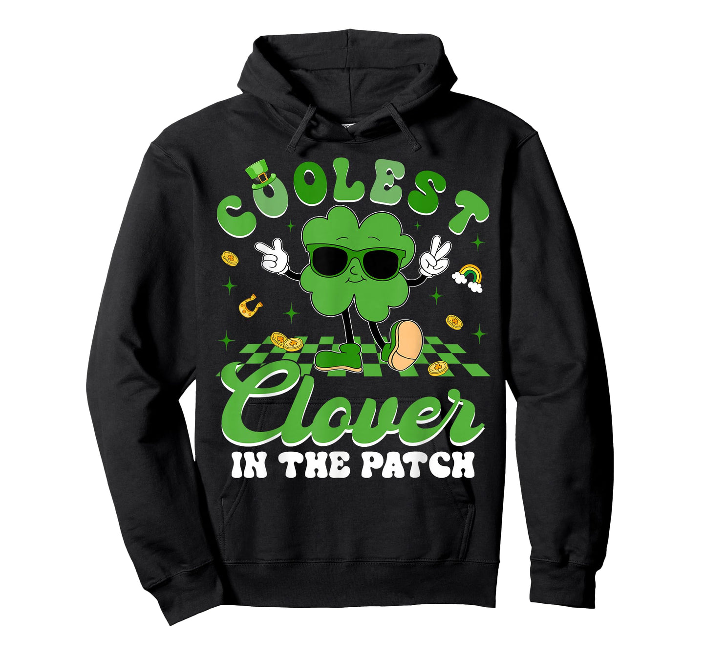Coolest Clover in The Patch St Patricks Day Irish Boy Girl T-Shirt