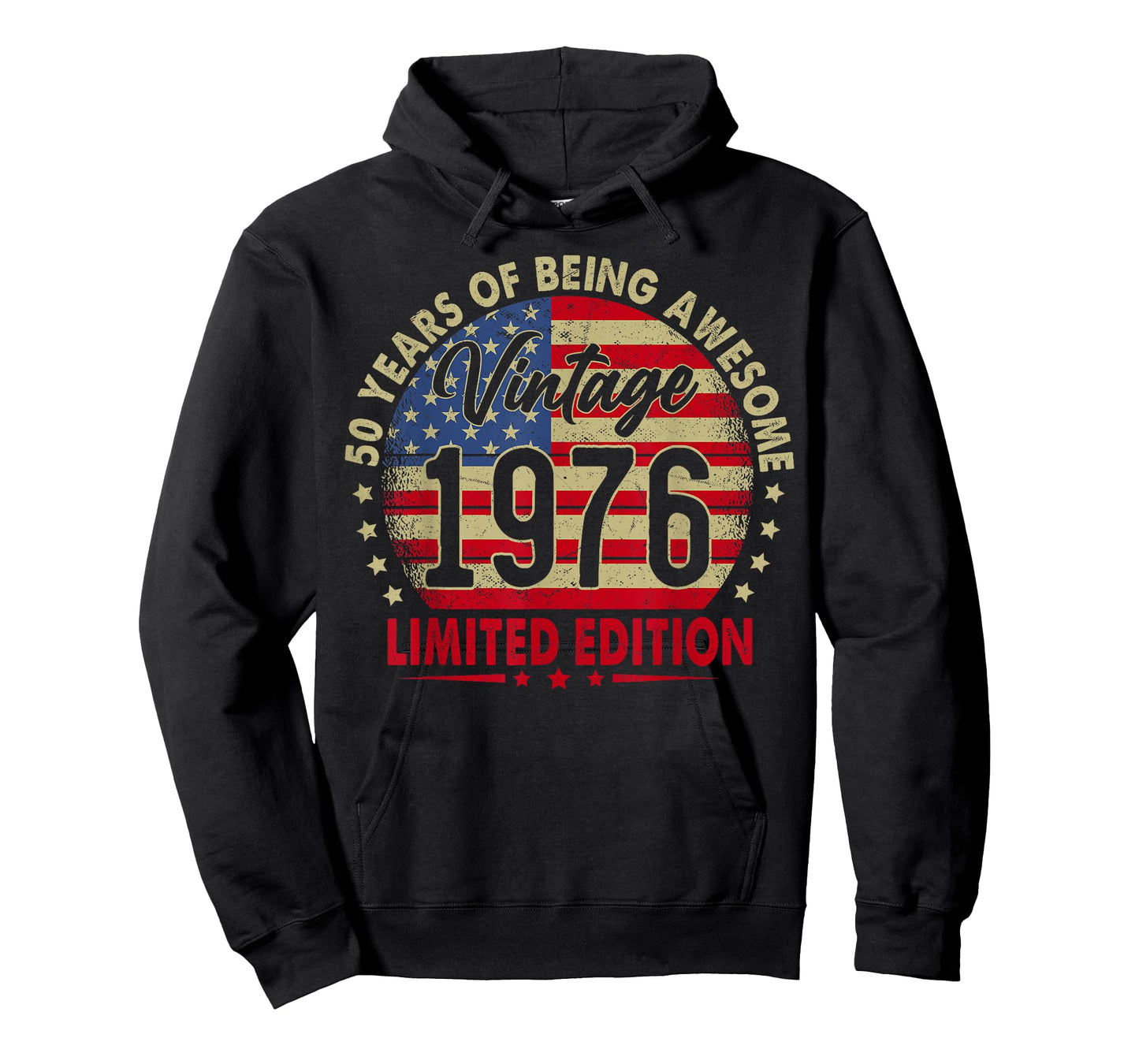 Vintage 1976 Limited Edition 50th Birthday 50 Years Old T-Shirt