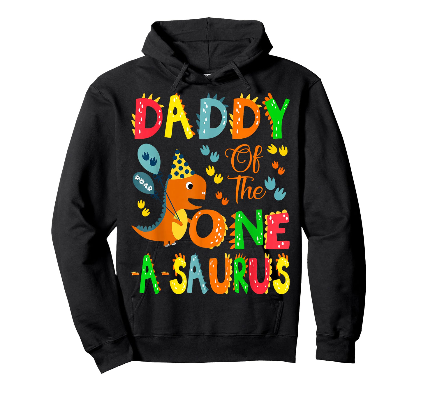 Daddy of The One-A-Saurus 1st Birthday Boy Dinosaur Lover T-Shirt