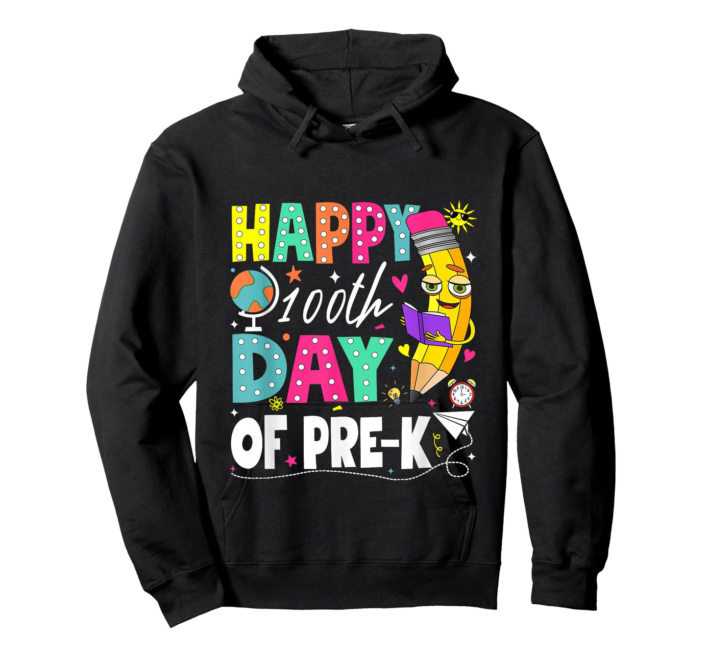 100 Days of Pre-k Happy 100th Day of School Teachers T-Shirt