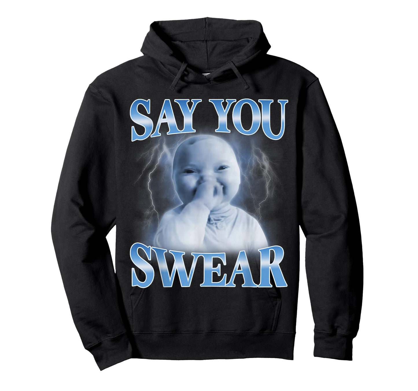 Ai Baby Funny Laughing Say You Swear Holding Laugh Brainrot T-Shirt