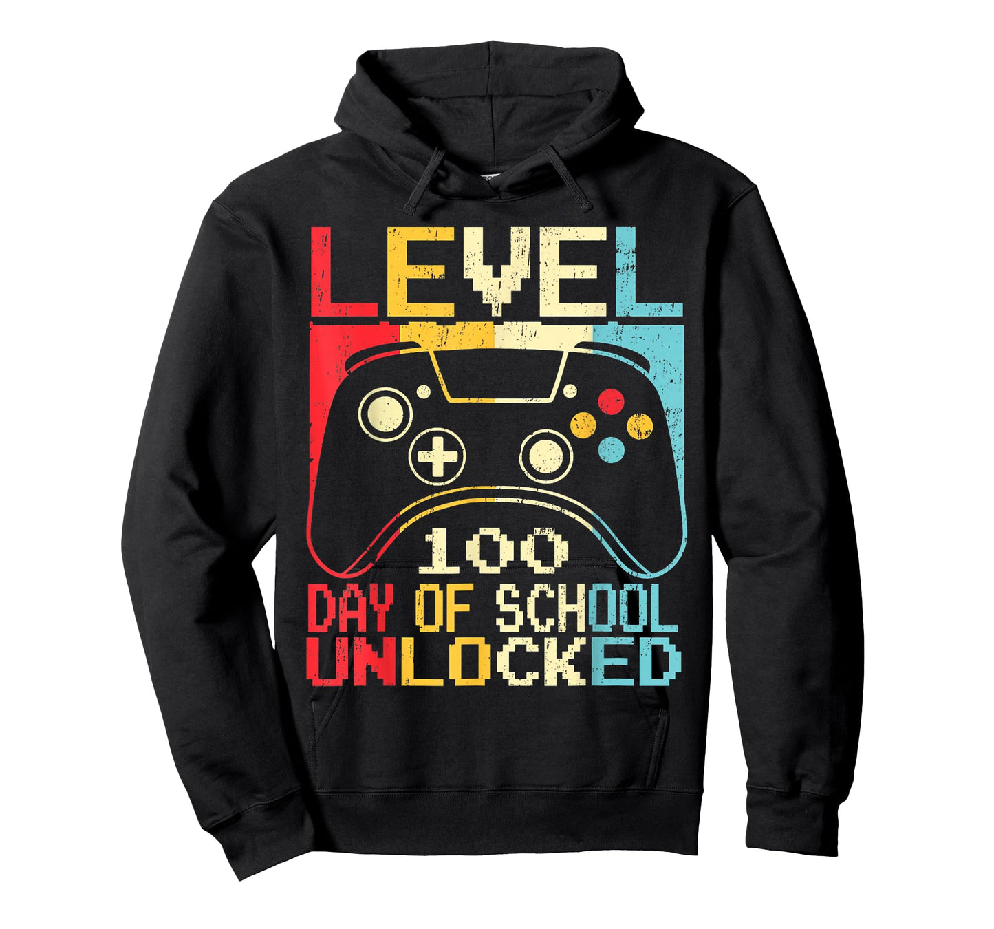 100 Days of School Boys 100th Day of School Level Unlocked T-Shirt