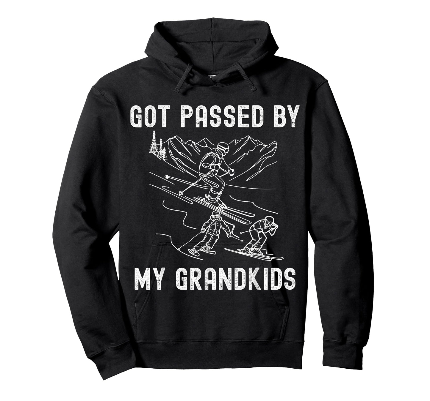 Got Passed by My Grandkids Skiing Family Winter Sports Fun T-Shirt
