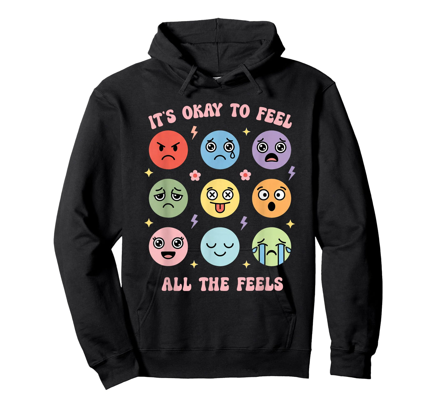 Mental Health Awareness It's Okay to Feel All The Feels T-Shirt