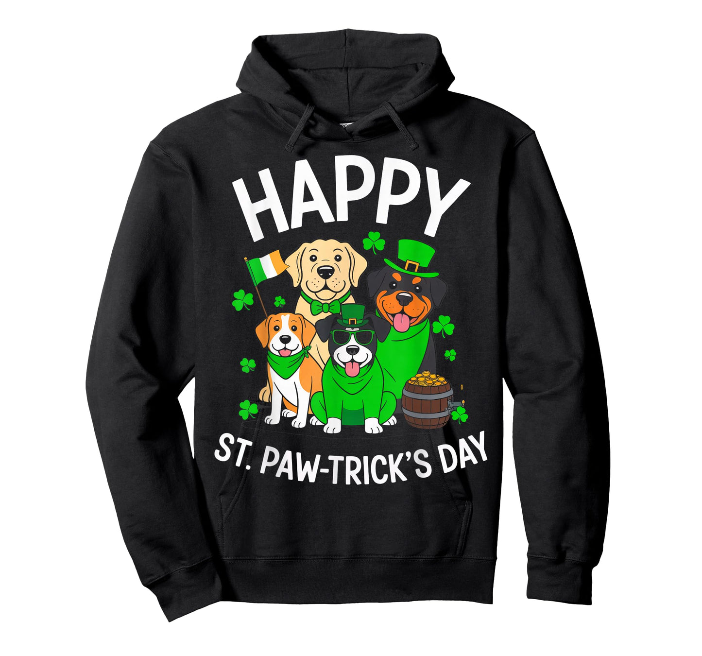 Happy St Pawtricks Day Dog St Patricks Day T-Shirt