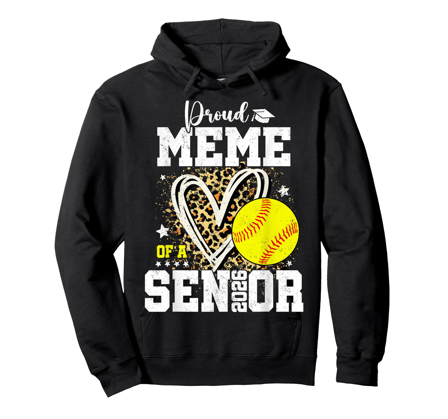 Proud Meme of A 2026 Senior Softball Player Graduation T-Shirt