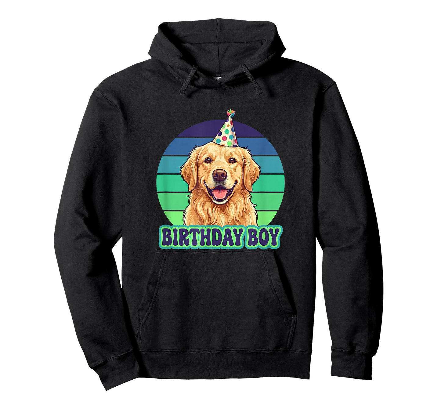 Golden Retriever Birthday Boy T-Shirt