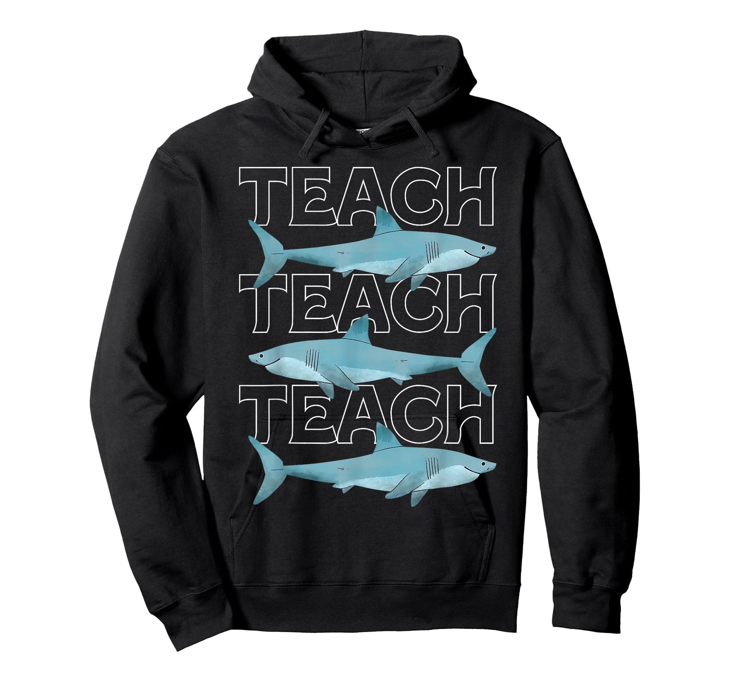 Cute Shark Ocean Animal Science Biology Teacher Summer Vibes T-Shirt
