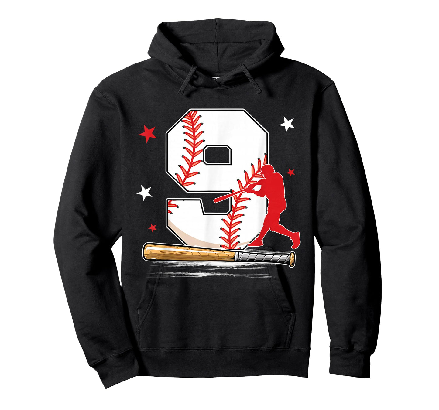 9 Years Old Baseball Birthday Boy 9th Bday Party T-Shirt