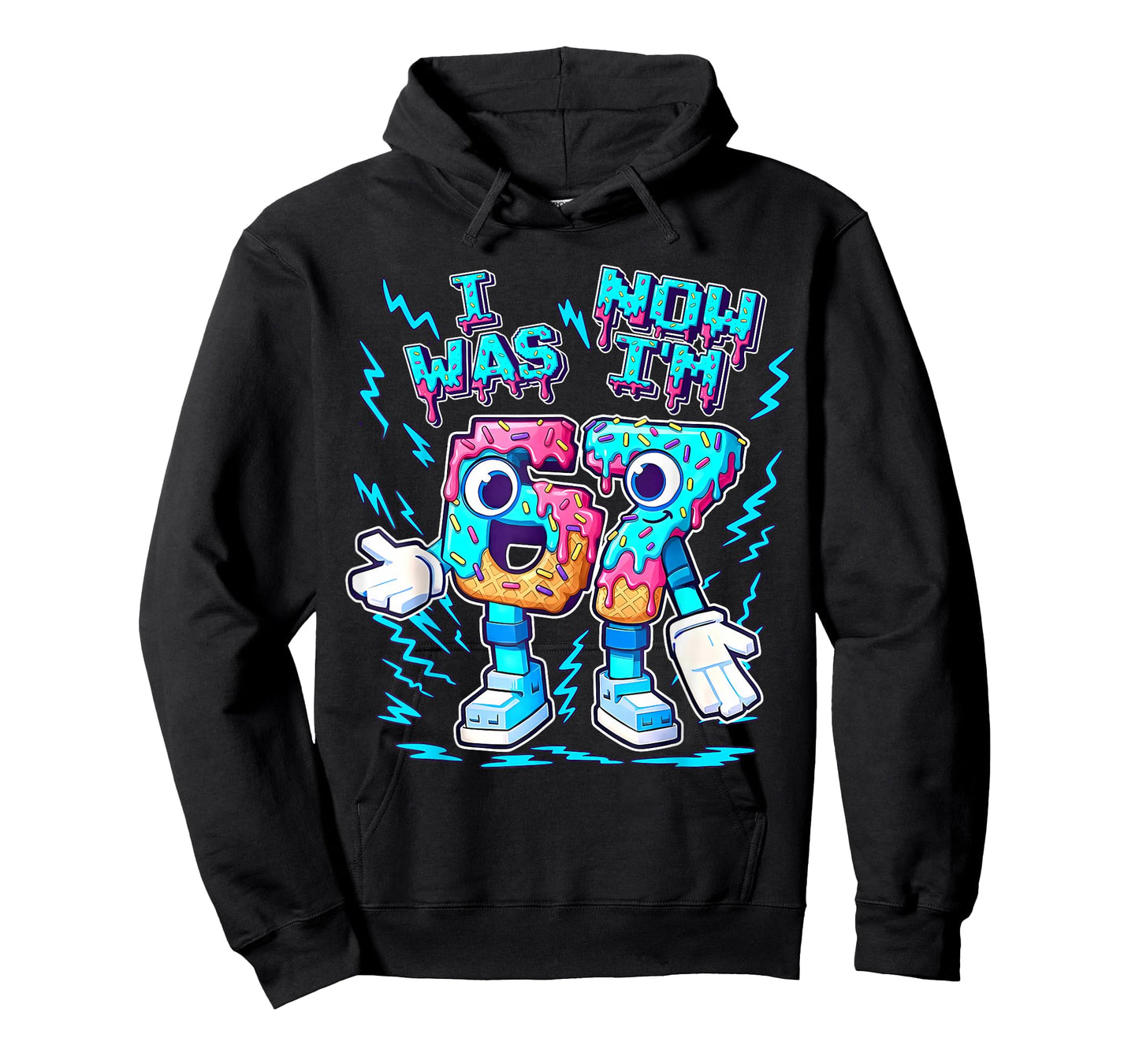 I was 6 Now I'm 7 Funny 67 Ice Cream Drip Six Seven Brainrot T-Shirt
