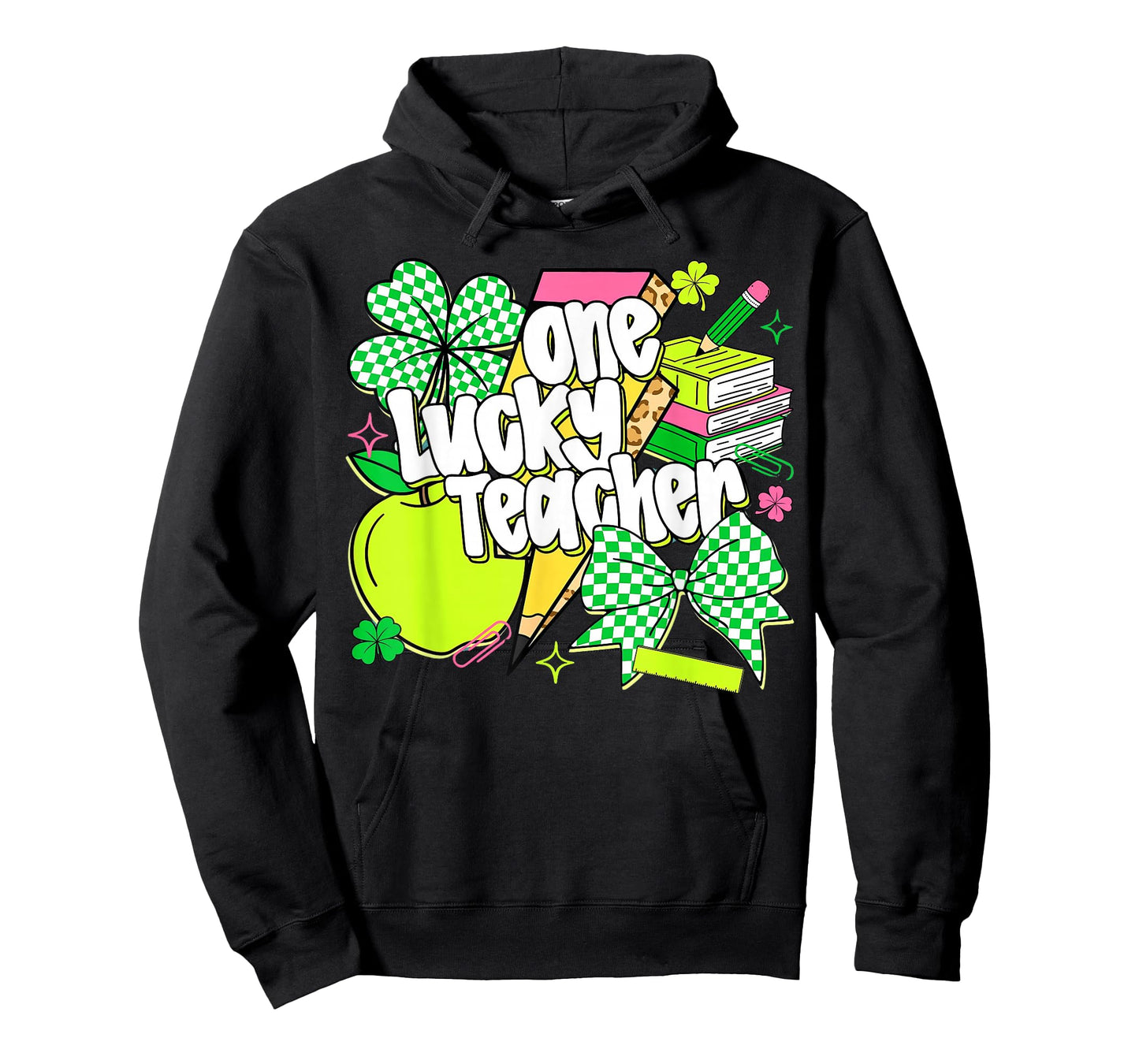 One Lucky Teacher St Patrick's Day Coquette T-Shirt