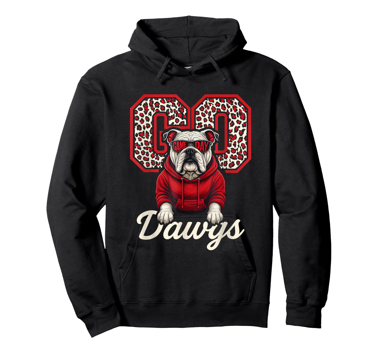 Retro Game Day Go Dawgs Pride Bulldog Name for Men Women Kid T-Shirt