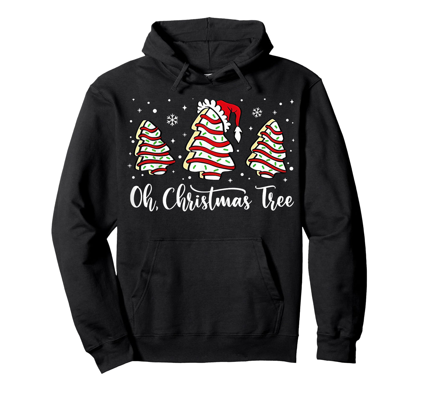 Groovy Oh Christmas Tree Cakes Debbie Becky Jen Cake Lovers T-Shirt
