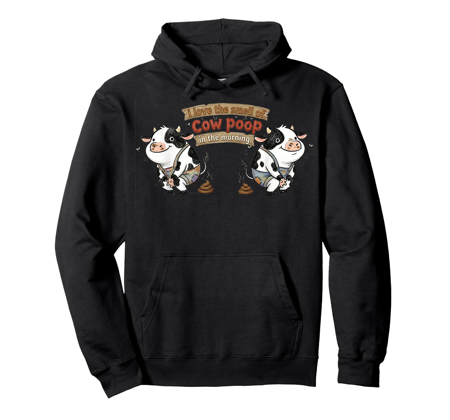 I Love Smell of Cow Poop in Morning Funny Farmer Cow Lover T-Shirt