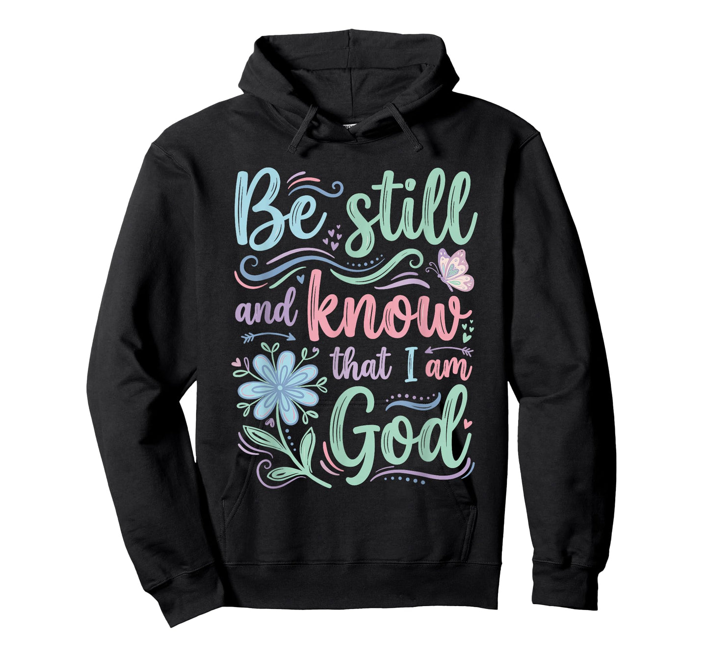 Be Still and Know Psalm Bible Verse for Women T-Shirt