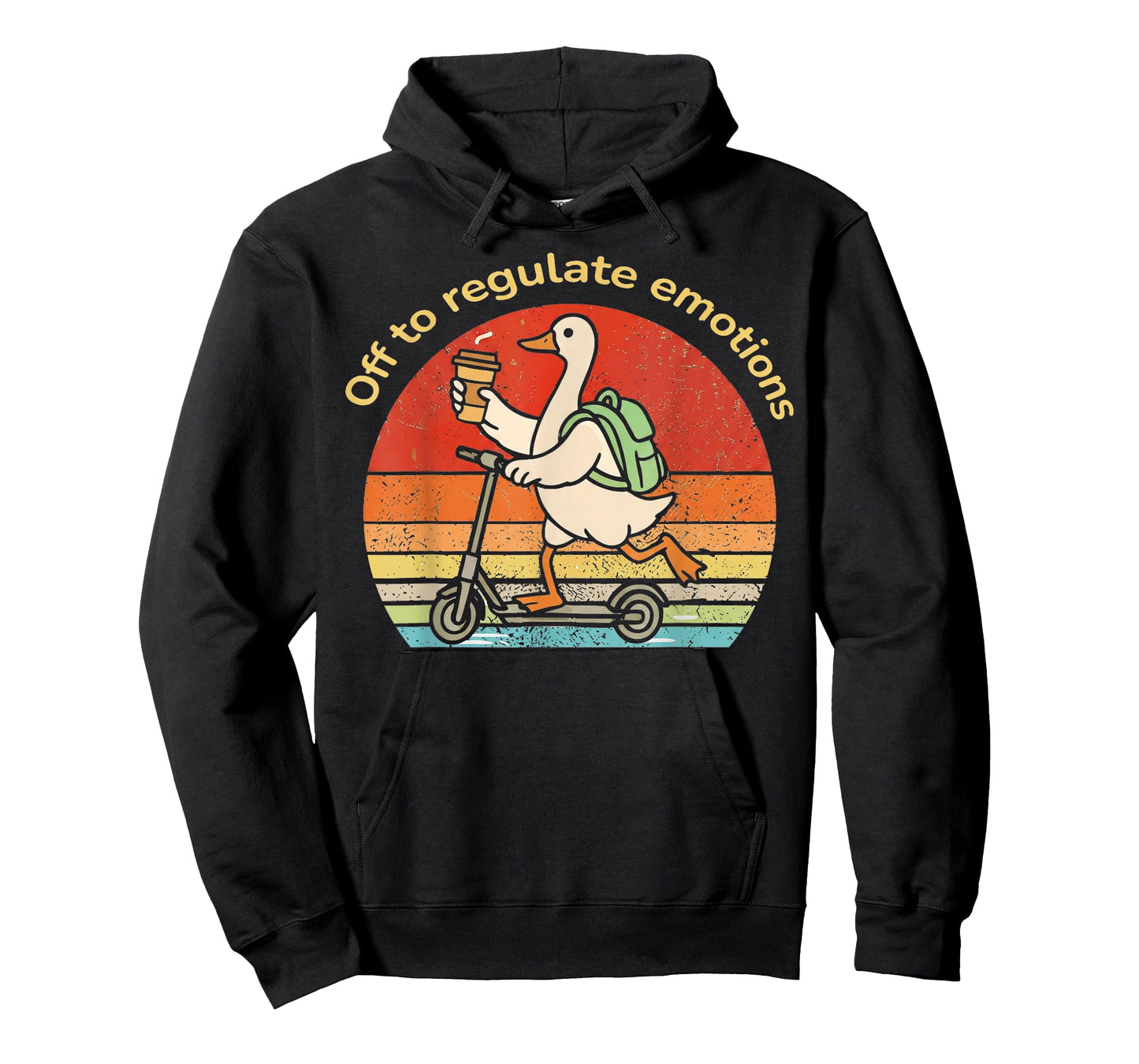 Off to Regulate Emotions Funny Goose Mental Health Counselor T-Shirt