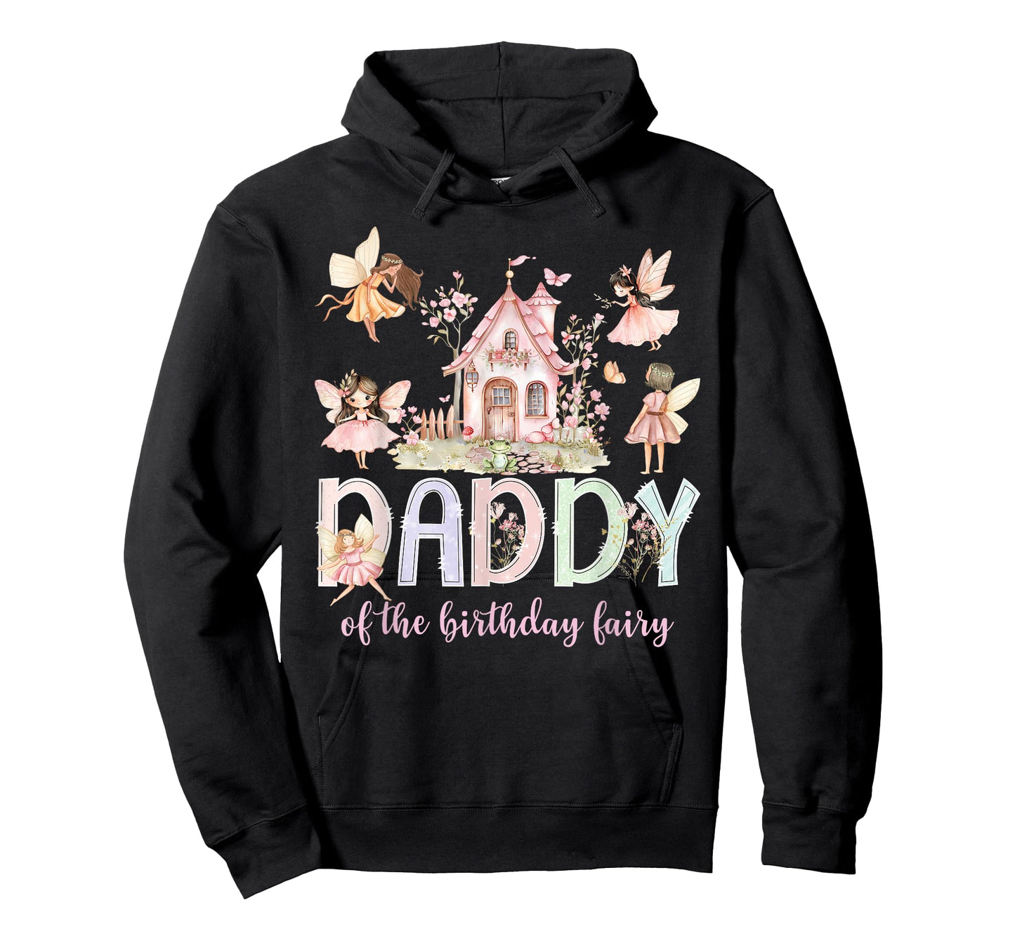 Daddy of The Birthday Fairy Girl Magical Family Matching T-Shirt