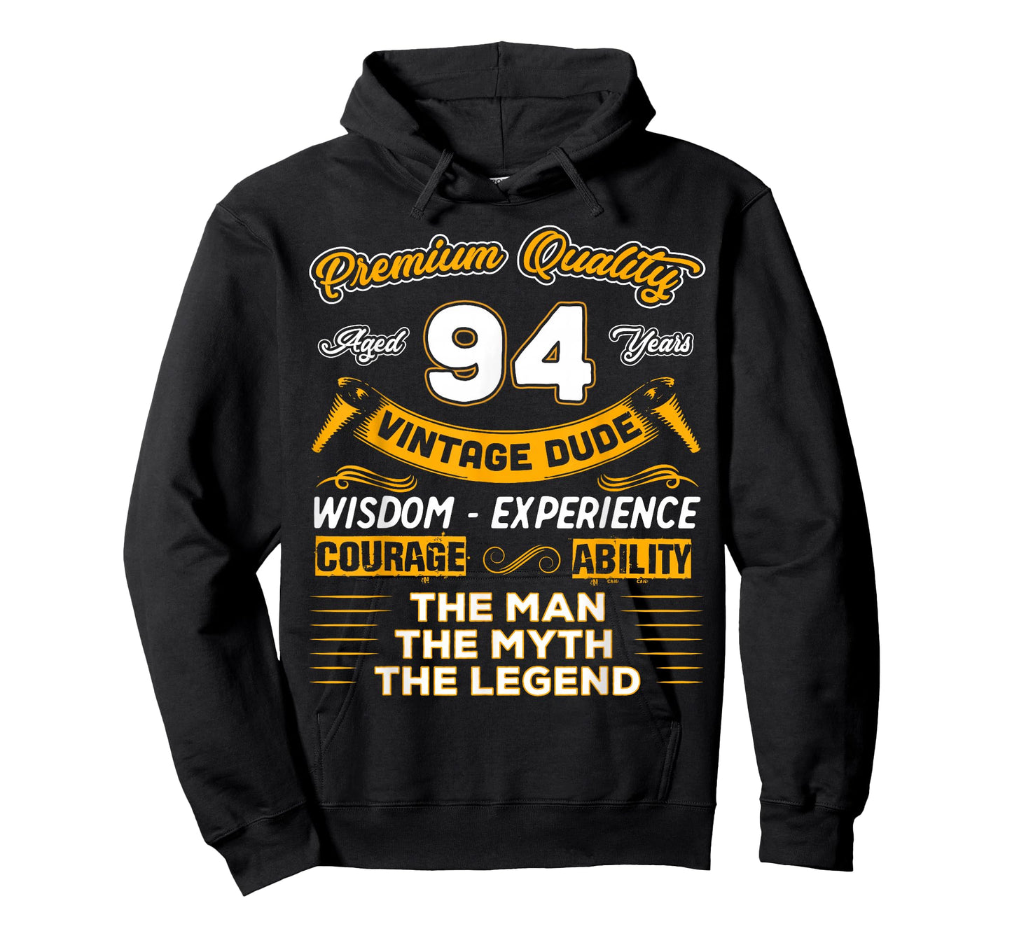 Vintage Man Myth Legend 94th Birthday Gift for 94 Years Old T-Shirt