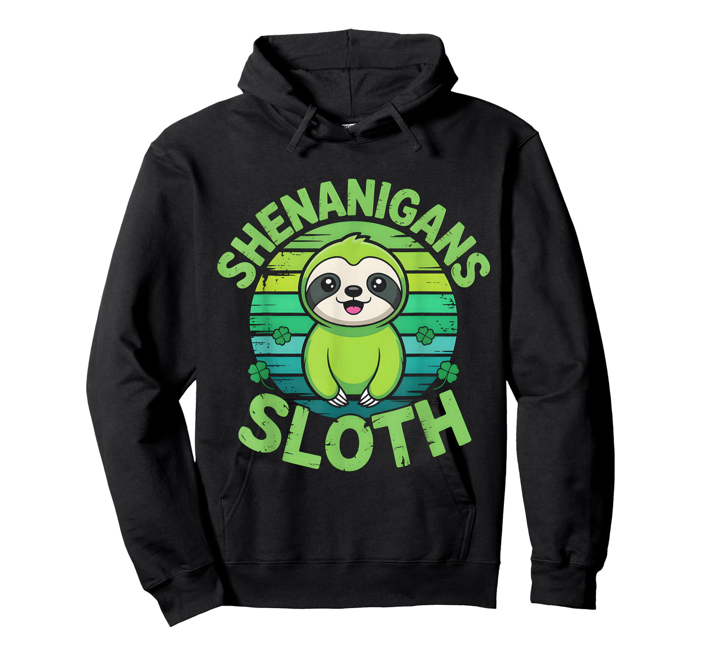 Sloth St Patricks Day Sloth Shenanigans Cute Animal Lover T-Shirt