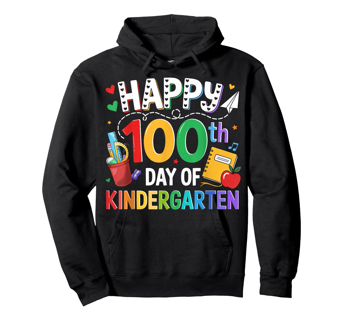 100 Days of Kindergarten Teacher Happy 100th Day of School T-Shirt