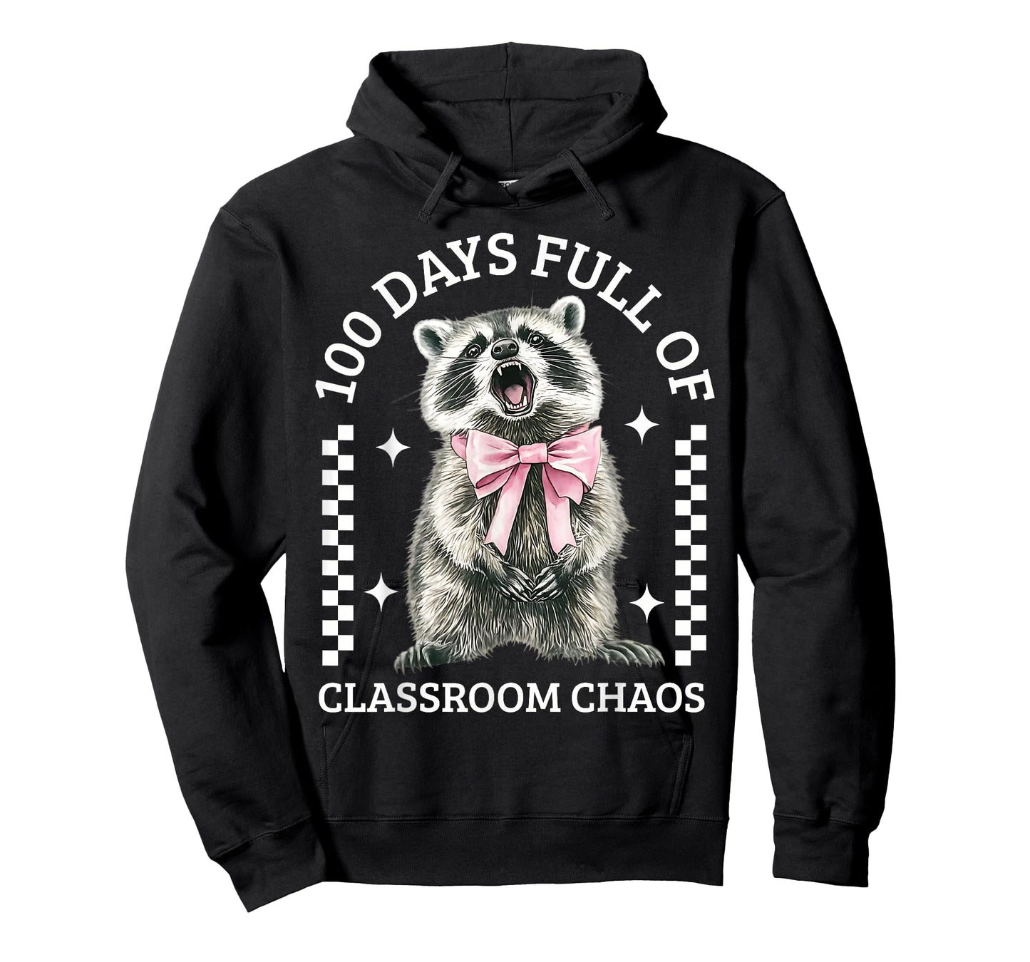 100 Days Full of Classroom Chaos Funny 100th Day of School T-Shirt