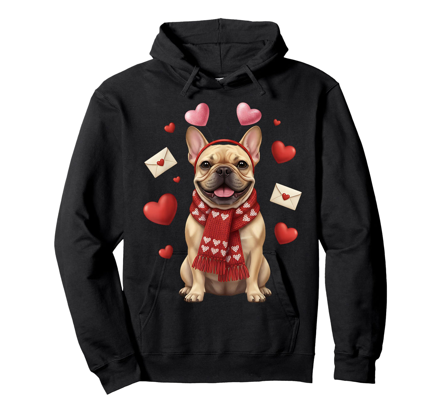 Cute French Bulldog Valentine’s Day Dog Mom - Frenchie Lover T-Shirt