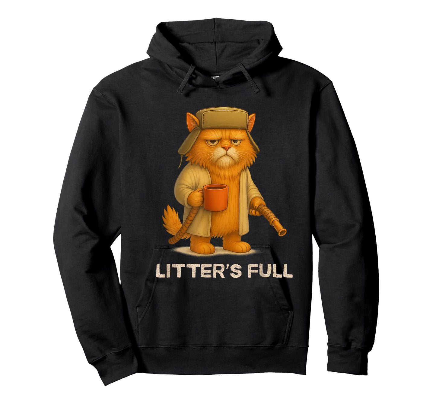 Litter’s Full Funny Cat Parody Lovers Christmas Xmas T-Shirt