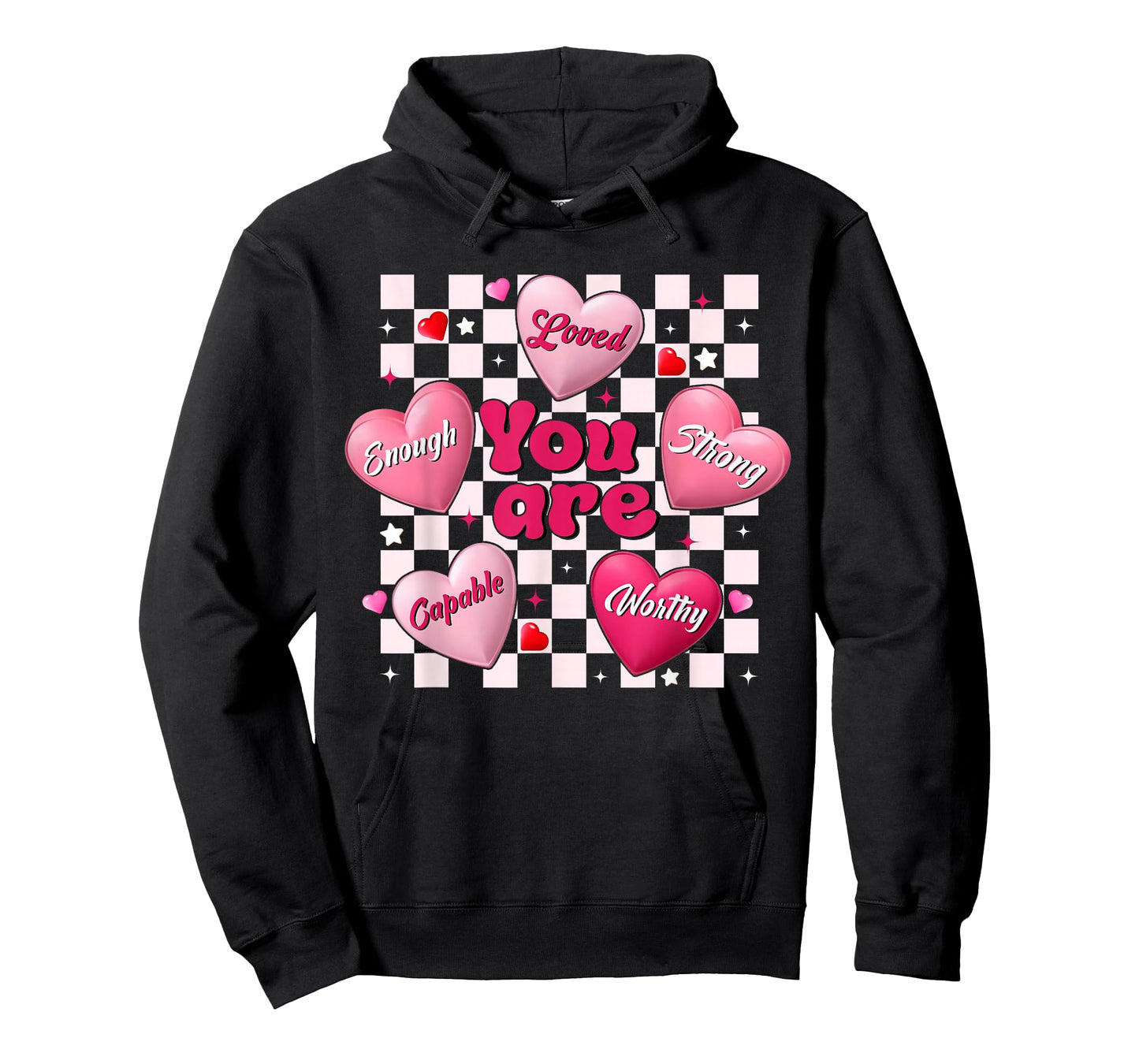 Valentine You are Loved Worthy Enough Heart Teacher Women T-Shirt