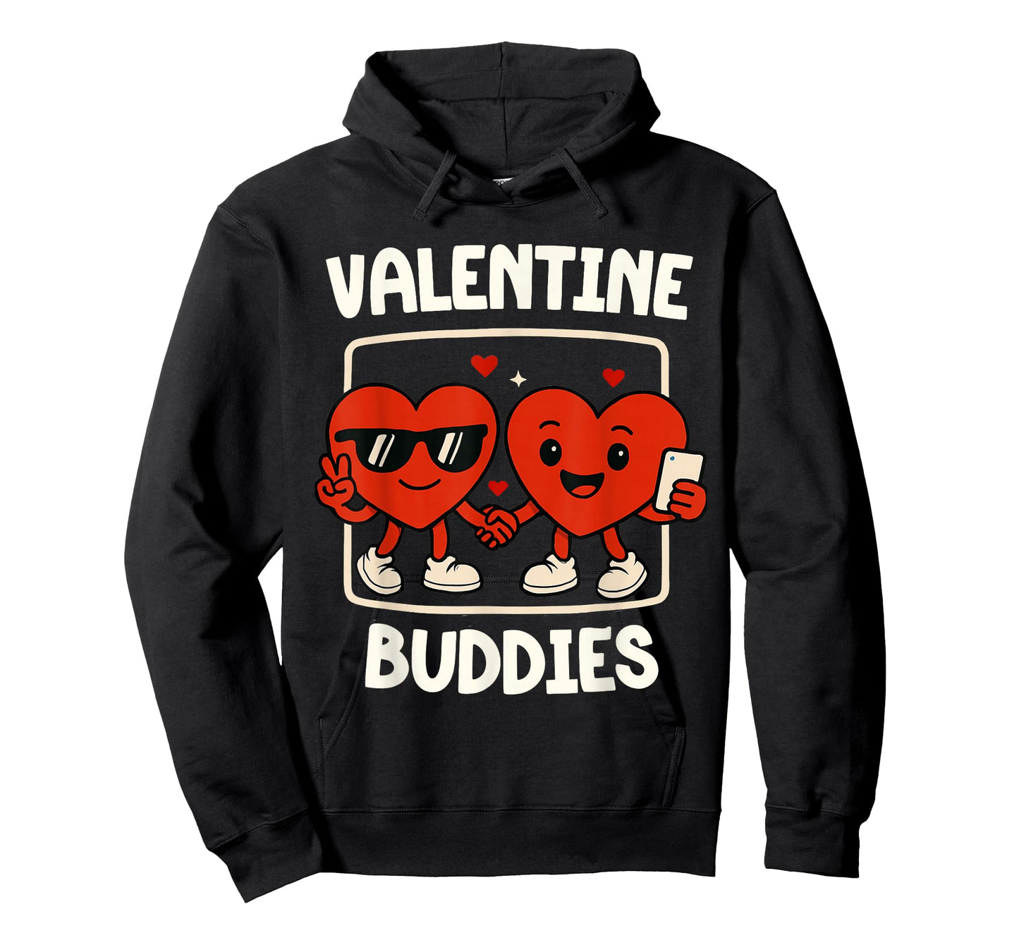 Valentine Buddies Twin Bestie Friends Matching Boys Kids T-Shirt