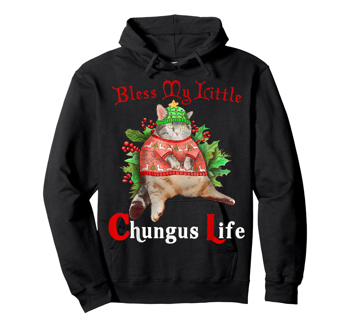 Blessed My Litle Chungus Life Funny Cat Lover T-Shirt