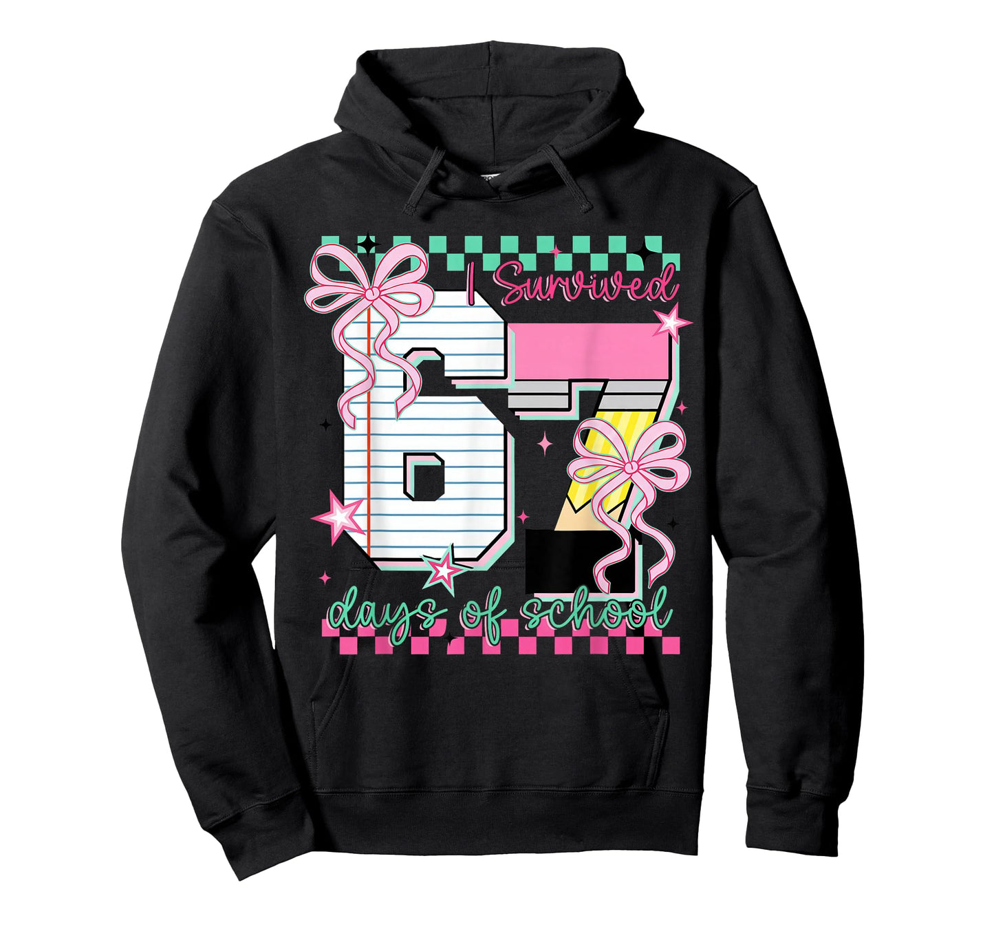 I Survived 67 Days of School Funny Six Seven 6 7 Meme Z Gen T-Shirt