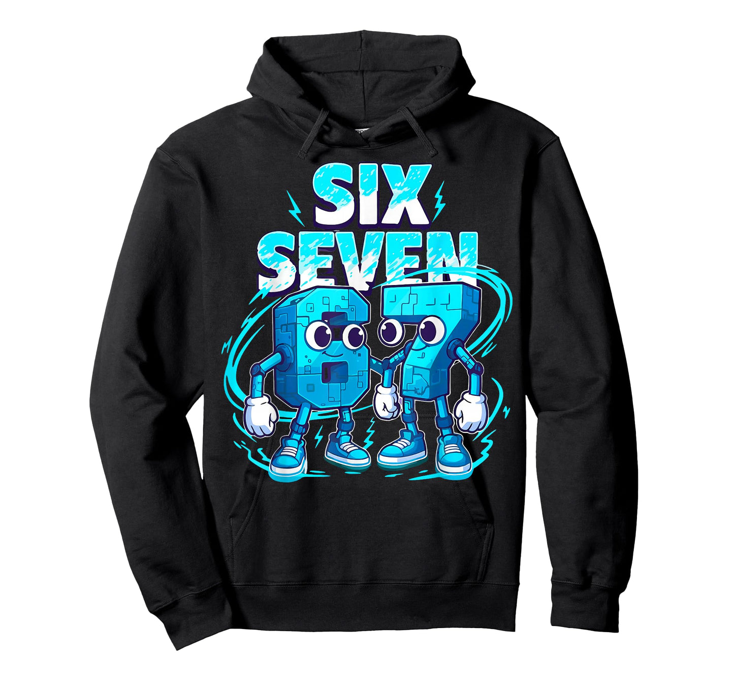67 Six Seven 6-7 Funny Brainrot Meme Teens Gen Alpha Kids T-Shirt