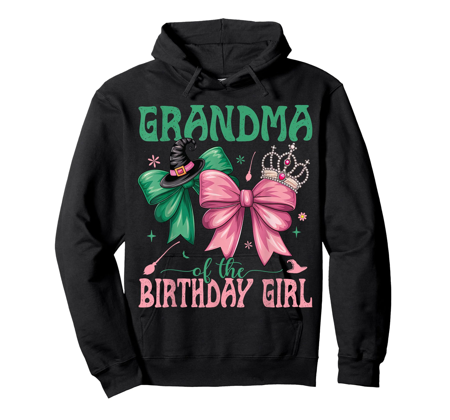 Grandma of The Birthday Girl Matching Witch Family Bday Part T-Shirt