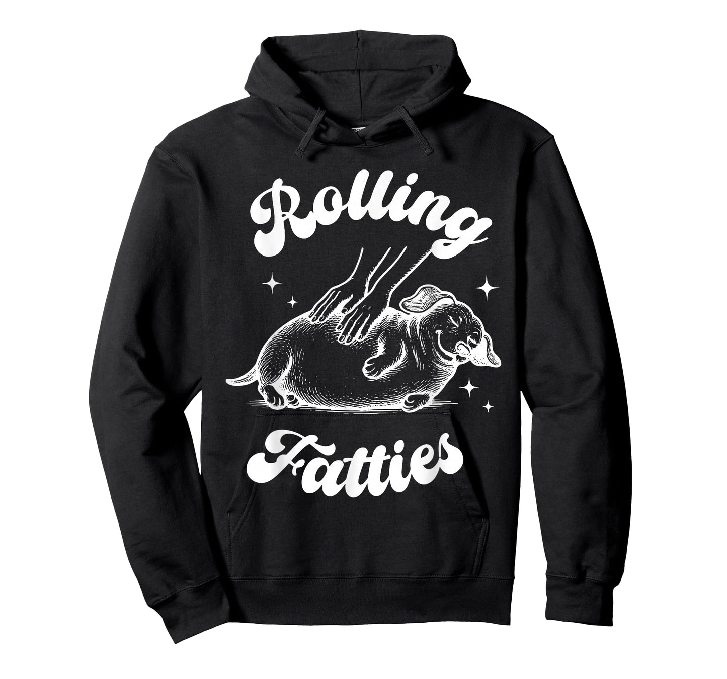 Rolling Fatties Dog Dachshund Weed Wiener Dog Lover Puppy T-Shirt