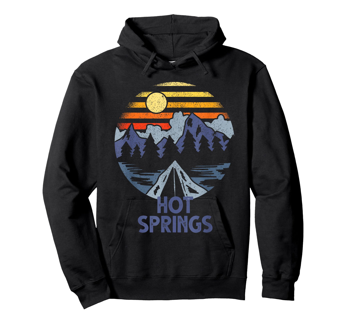 Hot Springs, North Carolina Blue Ridge Mountains Camping T-Shirt