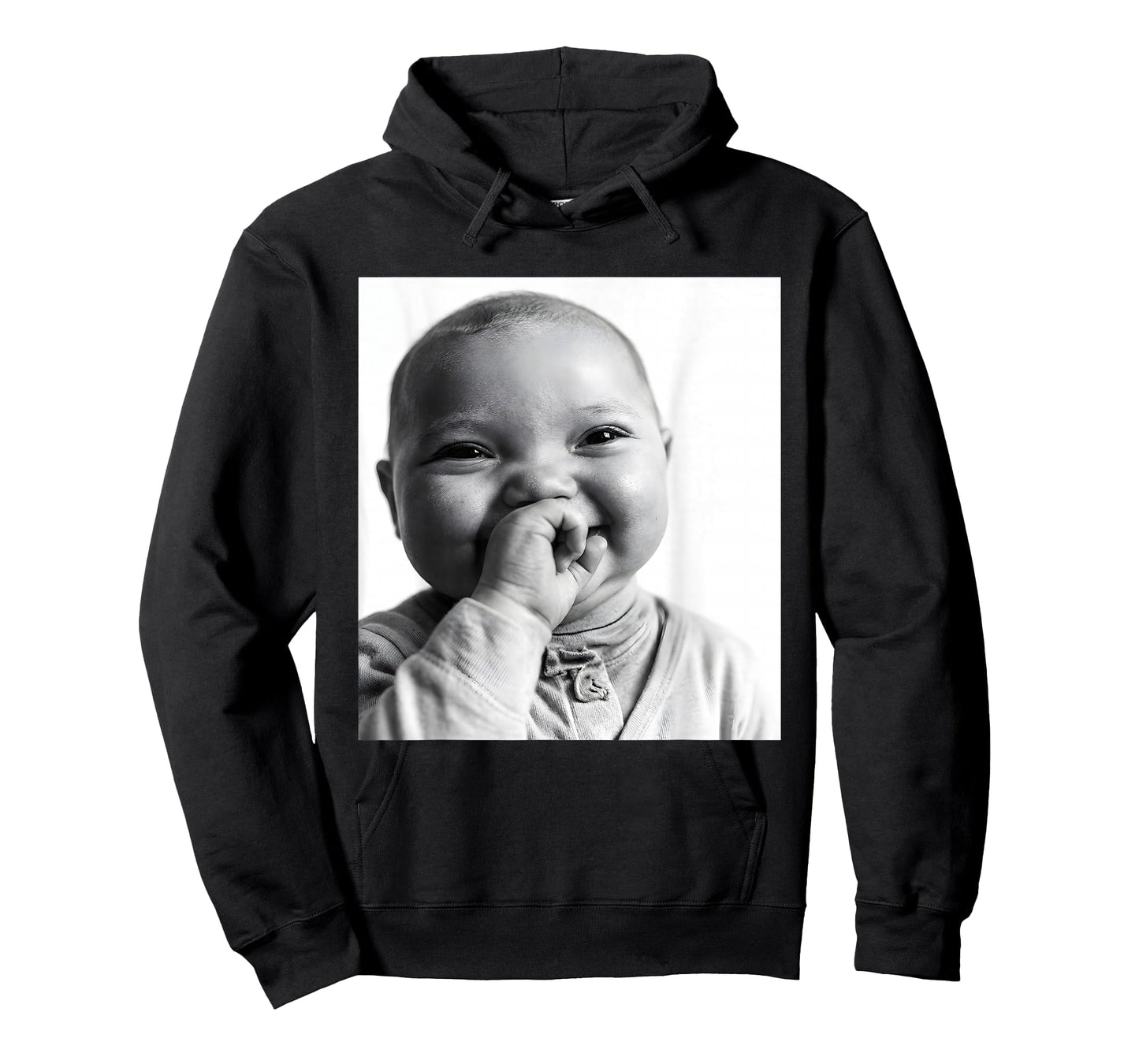 Funny Baby Holding Laugh Swaggy Infant Laugh T-Shirt