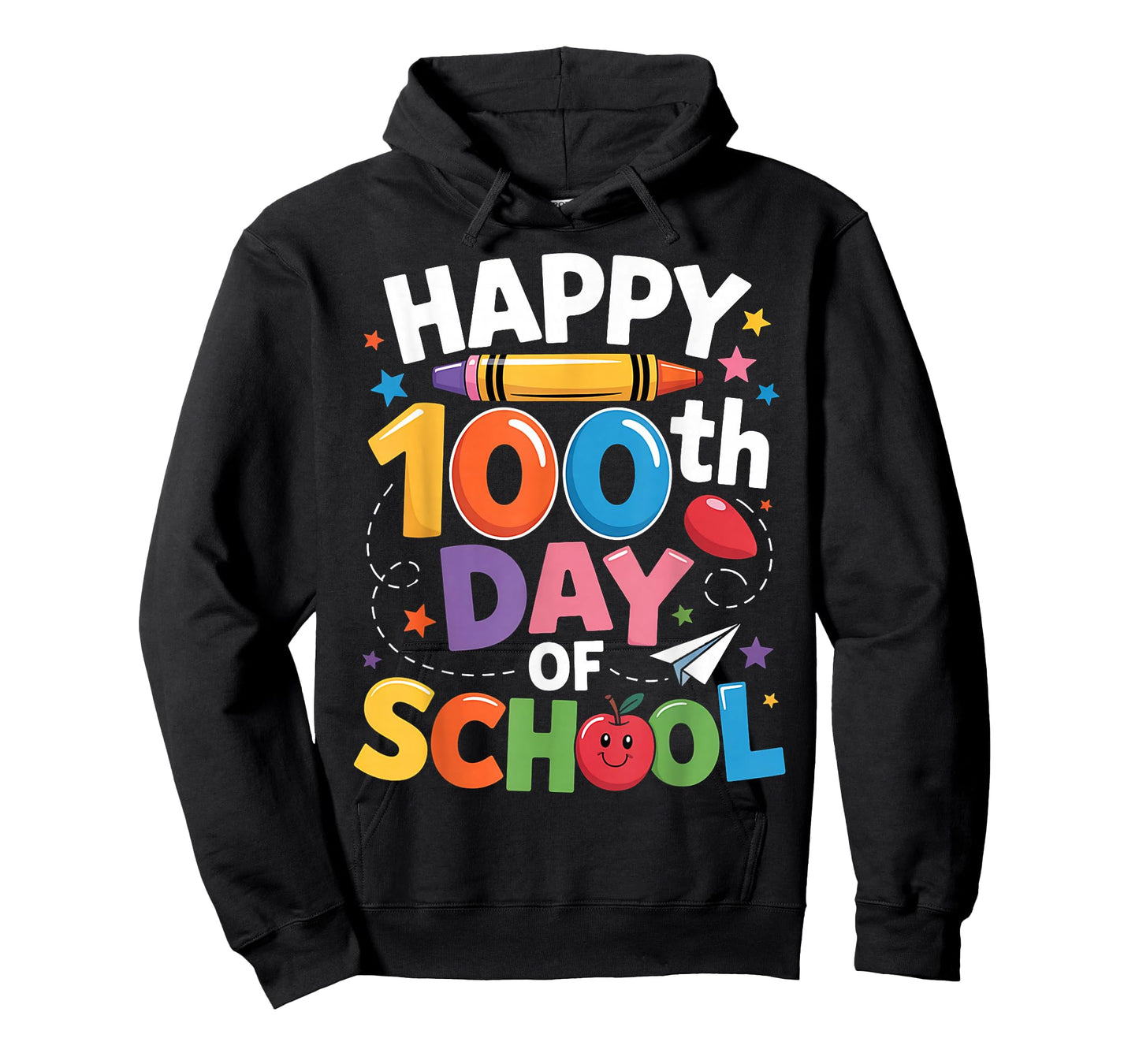 Happy 100th Day of School Kids - Fun & Colorful School T-Shirt