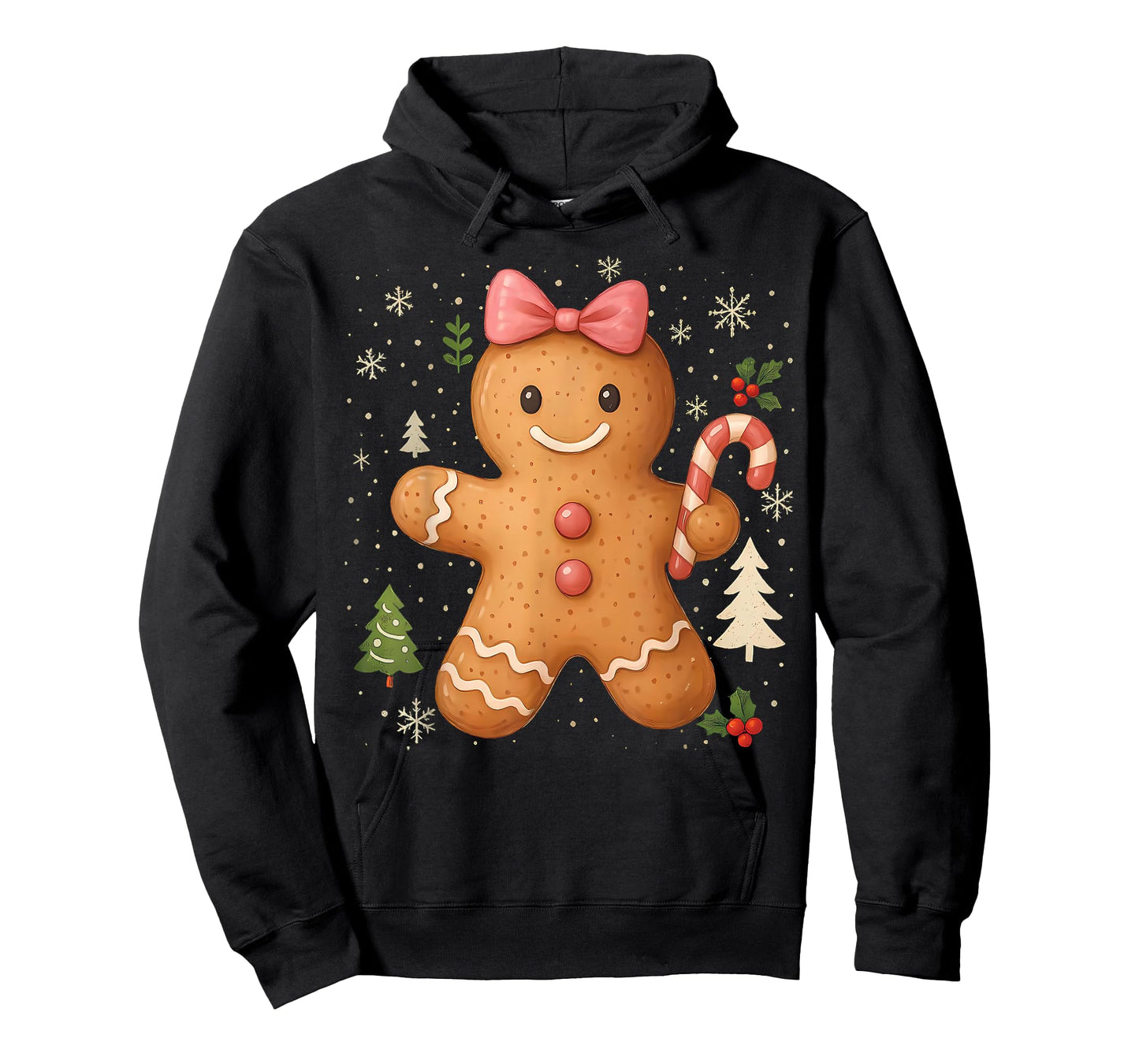 Cute Gingerbread Christmas Snow Xmas Gifts for Men Women Kid T-Shirt