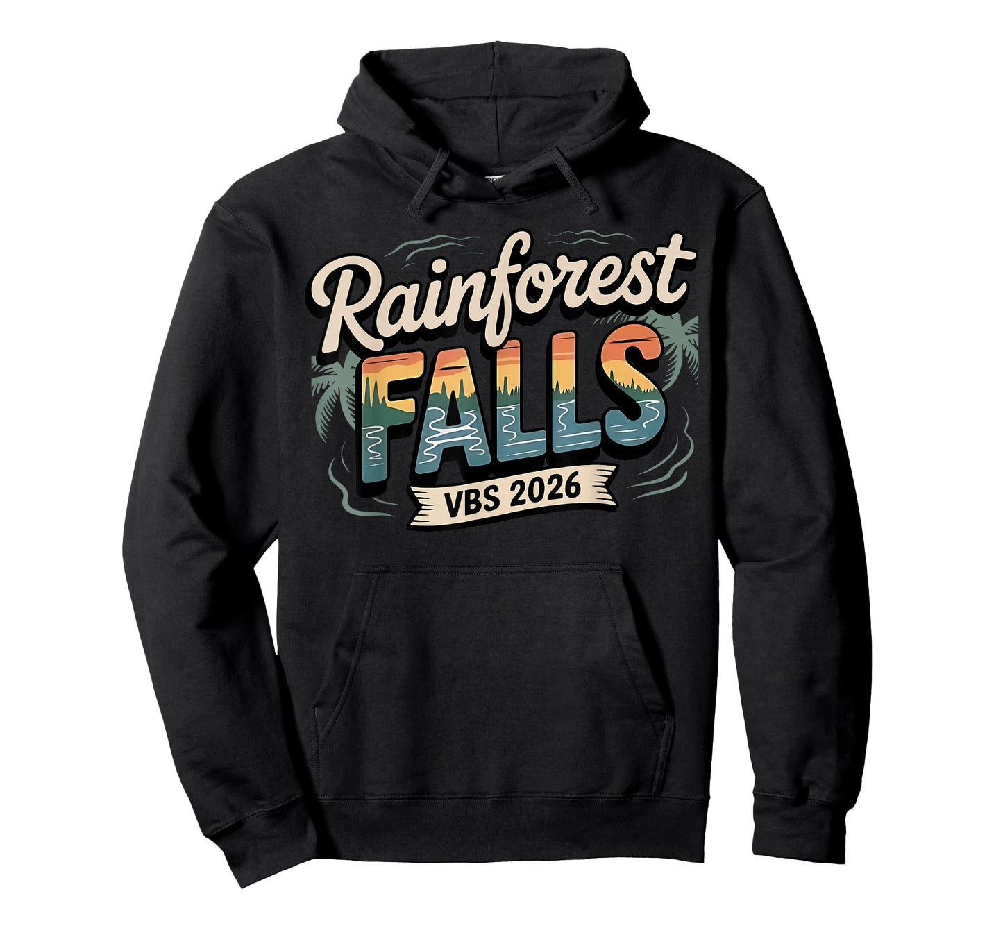 Rainforest Falls VBS 2026 Vacation Bible School Christian T-Shirt