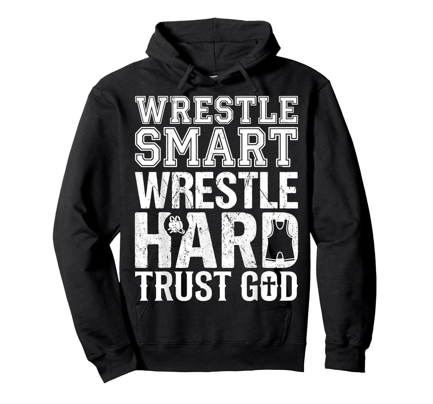 Wrestling Trust God, Christian Wrestling T-Shirt