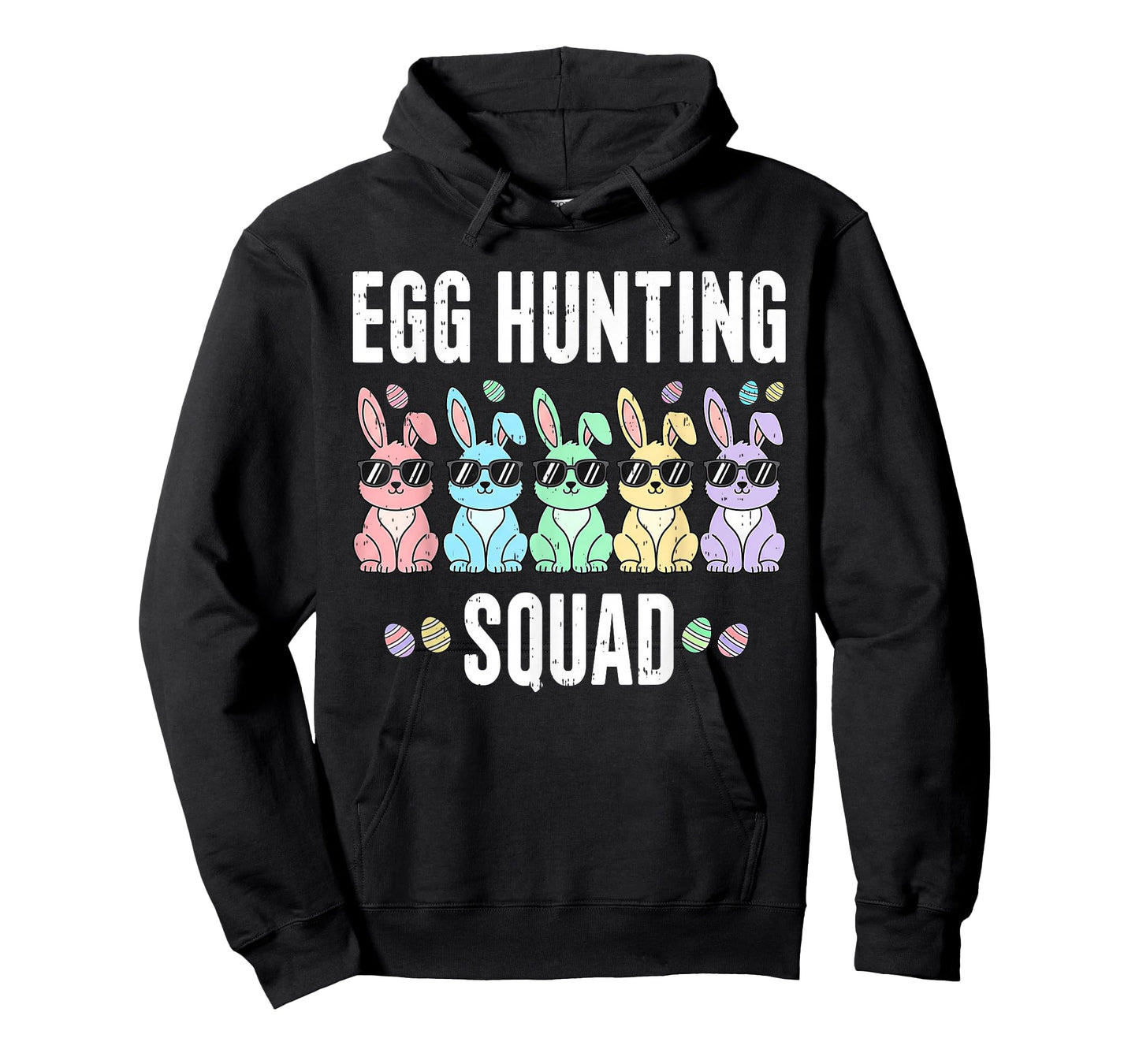 Happy Easter Day Bunny Boys Girls Easter Eggs Squad Matching T-Shirt