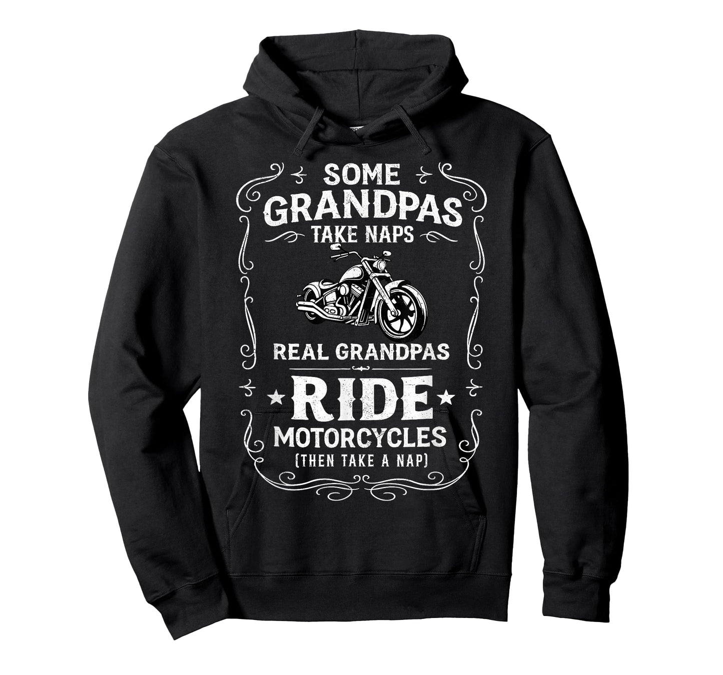 Some Grandpas Take Naps Real Grandpas Ride Motorcycles T-Shirt