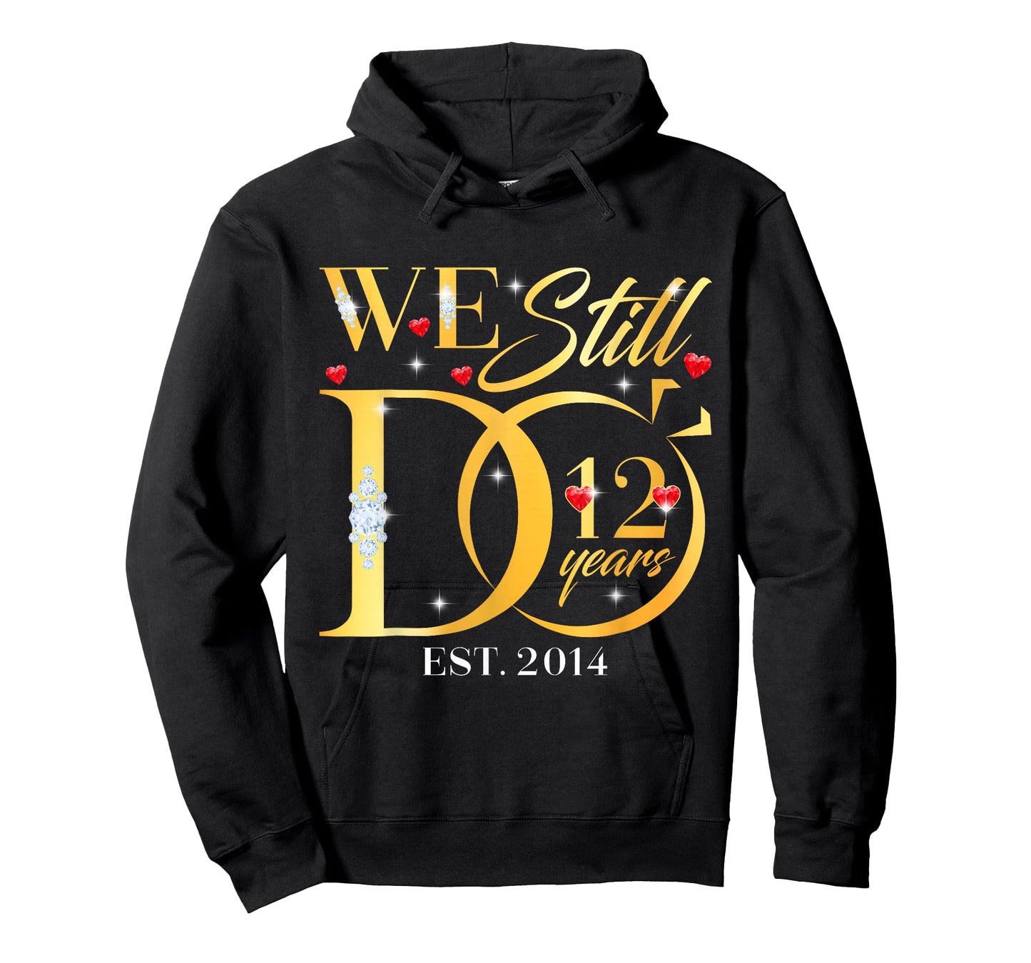 We Still Do 12 Years 12th Wedding Anniversary Couple Gift T-Shirt