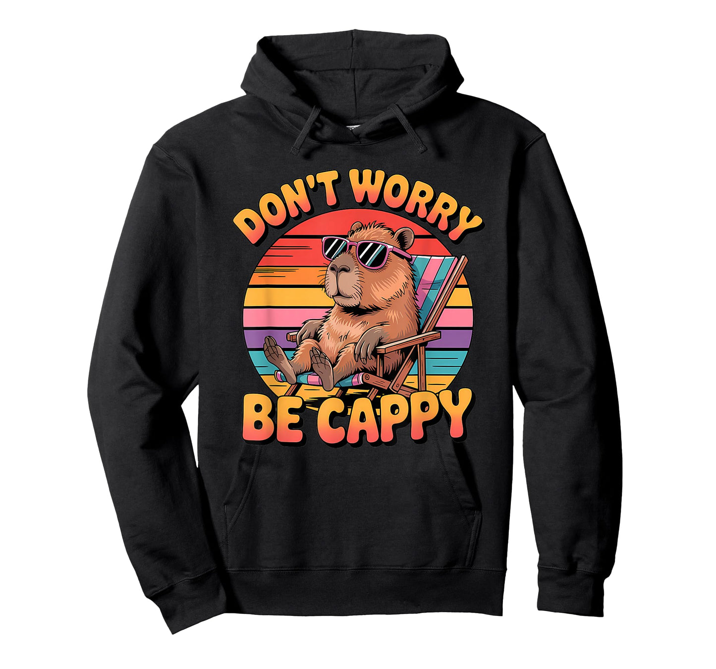 Capybara Don't Worry Be Cappy Funny Capybara T-Shirt