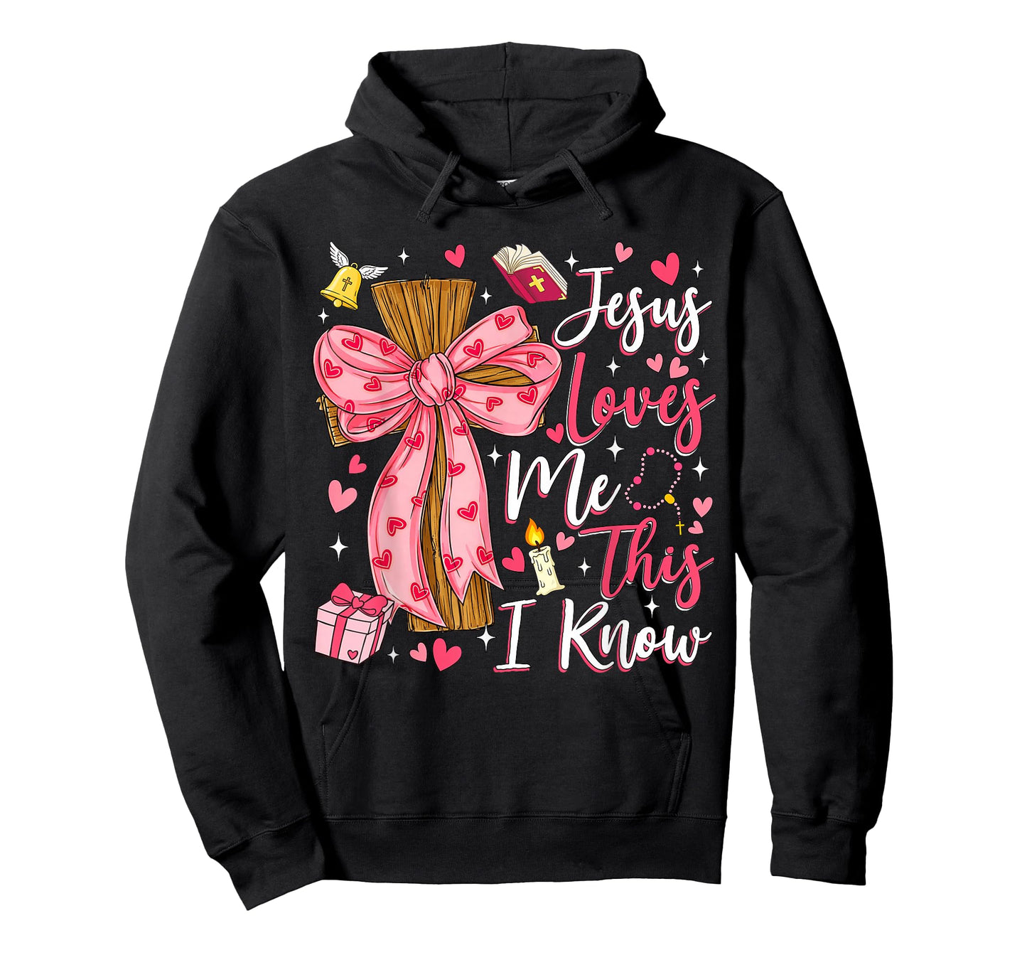 Jesus Loves Me This I Know God Religious Christian Valentine T-Shirt